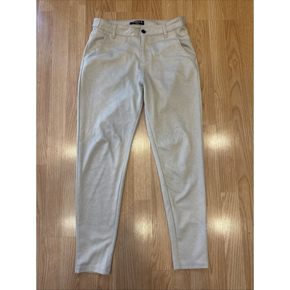 YoungLA Tapered Jogger Pants Beige Stretch‎ 30x30